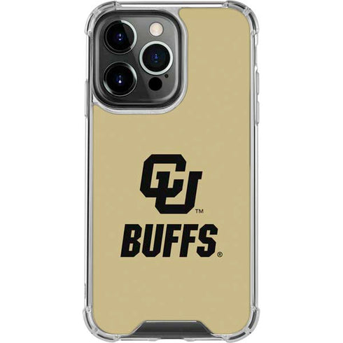 University of Colorado CU Buffs iPhone 14 Pro Clear Case