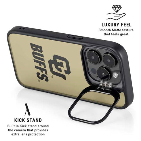 University of Colorado CU Buffs iPhone 14 Pro Kickstand Case