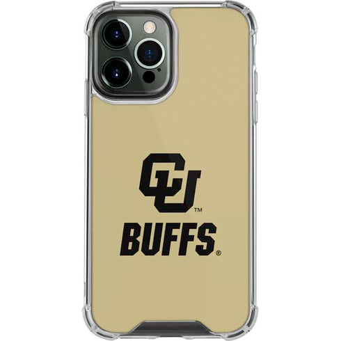 University of Colorado CU Buffs iPhone 14 Pro Max Clear Case