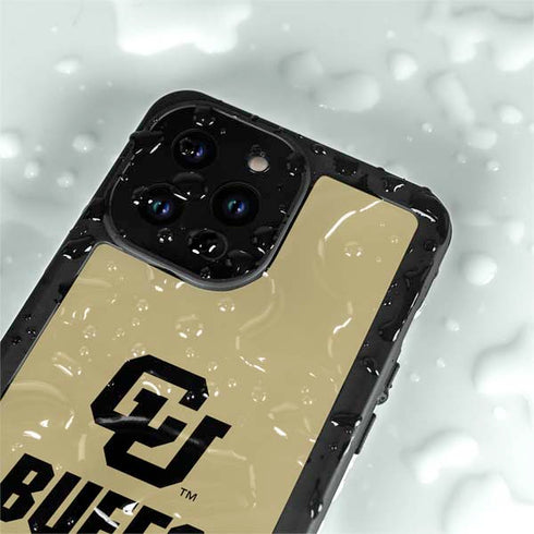 University of Colorado CU Buffs iPhone 14 Pro Max Waterproof Case