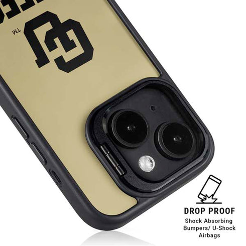 University of Colorado CU Buffs iPhone 15 Kickstand Case