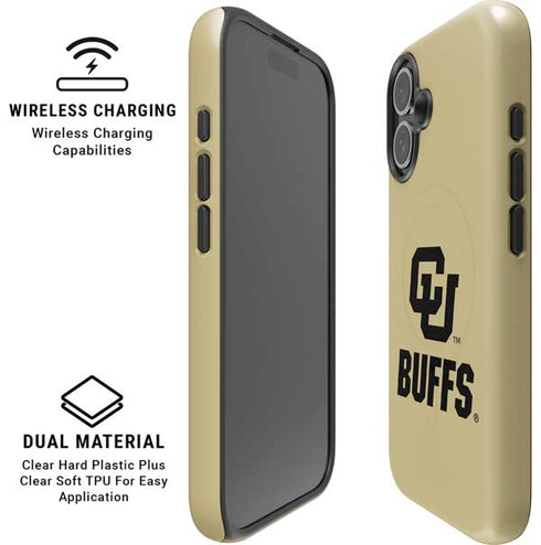 University of Colorado CU Buffs iPhone 16 Plus Magsafe Impact Case