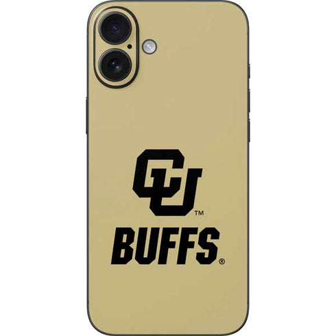 University of Colorado CU Buffs iPhone 16 Plus Skin