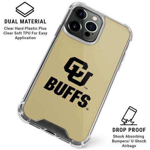 University of Colorado CU Buffs iPhone 16 Pro Clear Case