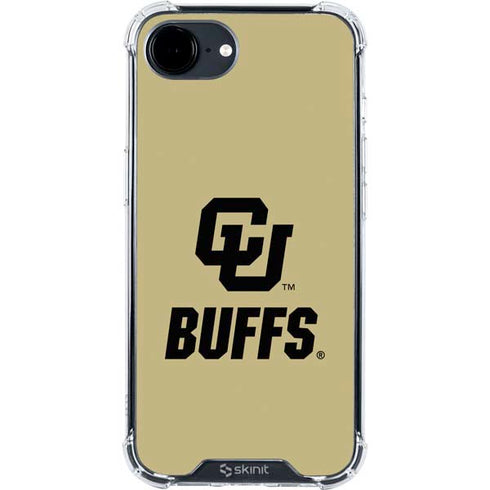 University of Colorado CU Buffs iPhone 16e Clear Case