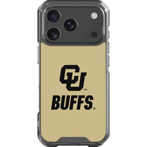 University of Colorado CU Buffs iPhone 17 Pro Clear Case