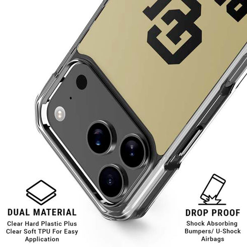 University of Colorado CU Buffs iPhone 17 Pro Clear Case