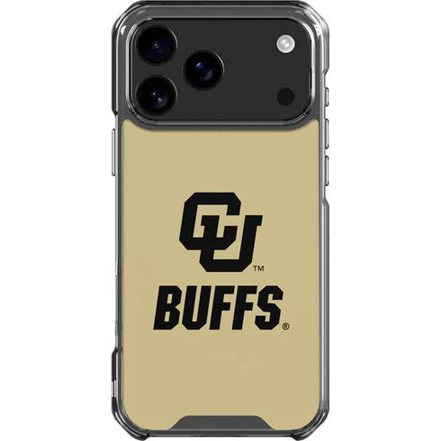 University of Colorado CU Buffs iPhone 18 Pro Max Clear Case