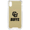 University of Colorado CU Buffs iPhone XS Clear Case