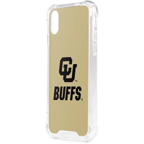 University of Colorado CU Buffs iPhone XS Clear Case