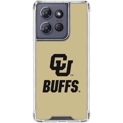 University of Colorado CU Buffs Moto G 5G (2025) Clear Case