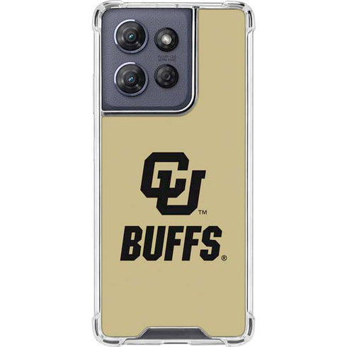 University of Colorado CU Buffs Moto G Play 5G (2025) Clear Case