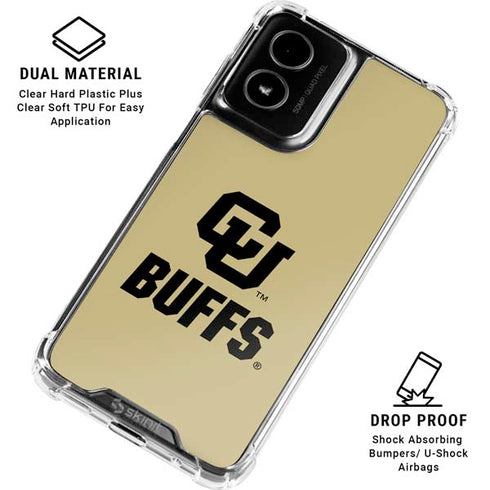 University of Colorado CU Buffs Moto G Power 5G (2024) Clear Case