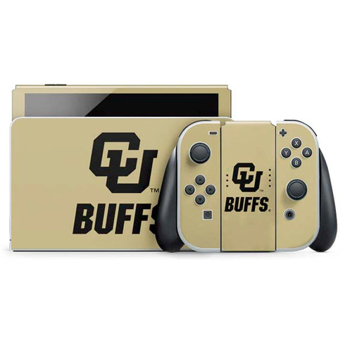 University of Colorado CU Buffs Nintendo Switch OLED (2021) Skin