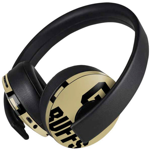 University of Colorado CU Buffs PlayStation 4 Gold Wireless Headset Skin