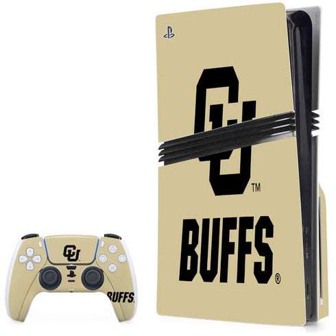 University of Colorado CU Buffs PS5 Pro Disk Bundle Skin