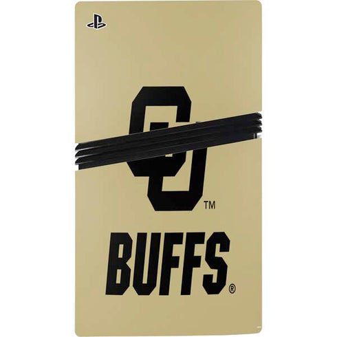 University of Colorado CU Buffs PS5 Pro Disk Console Skin