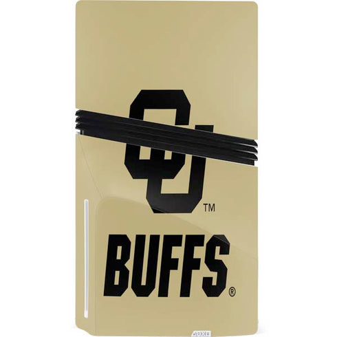 University of Colorado CU Buffs PS5 Pro Disk Console Skin