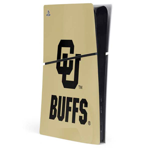 University of Colorado CU Buffs PS5 Slim Digital Edition Console Skin