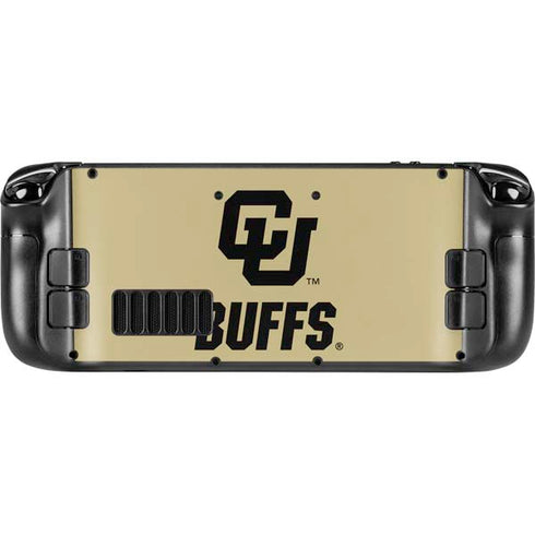 University of Colorado CU Buffs Steam Deck Handheld Gaming Computer OLED Skin