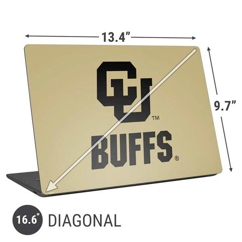 University of Colorado CU Buffs Universal Laptop 16.6in (13.4 x 9.7in) Skin
