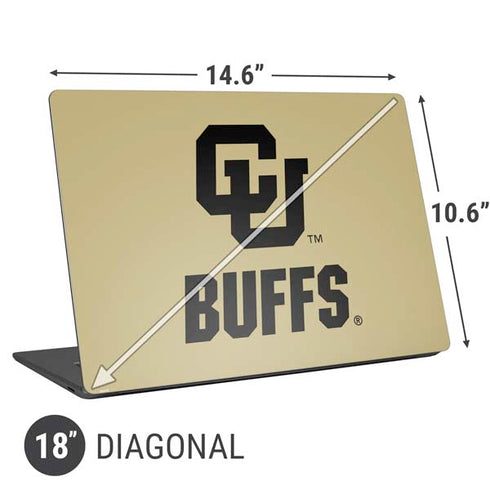 University of Colorado CU Buffs Universal Laptop 18in (14.6 x 10.6in) Skin