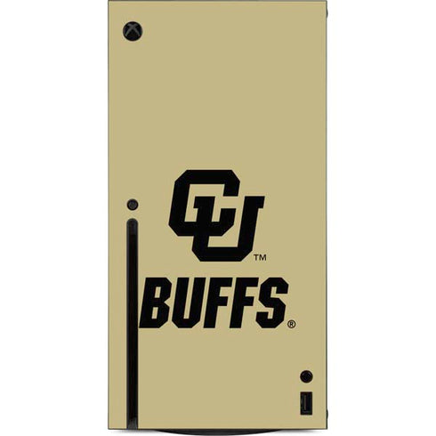 University of Colorado CU Buffs Xbox Series X Console Skin