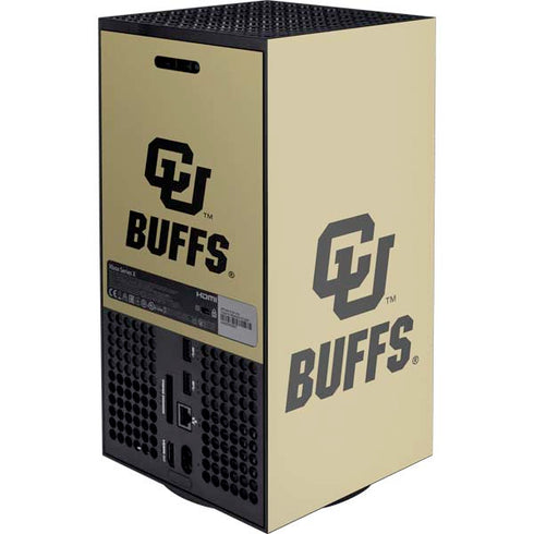 University of Colorado CU Buffs XBox Series X Digital Edition Console Skin