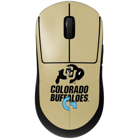 University of Colorado CU Collegiate Text G Pro Wireless Gaming Mouse Skin