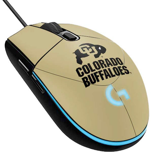 University of Colorado CU Collegiate Text G203 Prodigy RGB Wired Gaming Mouse Skin