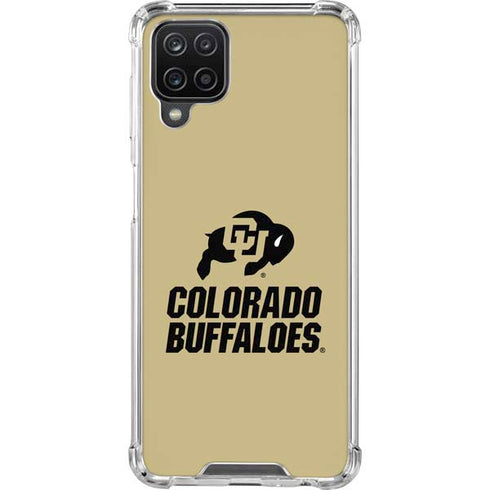 University of Colorado CU Collegiate Text Galaxy A12 Clear Case