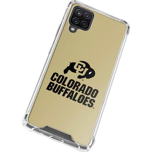 University of Colorado CU Collegiate Text Galaxy A12 Clear Case