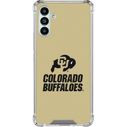 University of Colorado CU Collegiate Text Galaxy A13 5G Clear Case