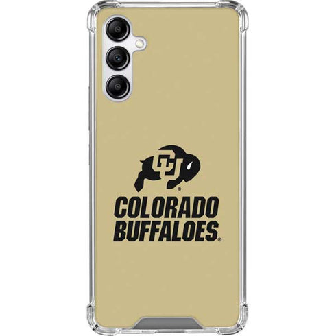 University of Colorado CU Collegiate Text Galaxy A14 5G Clear Case
