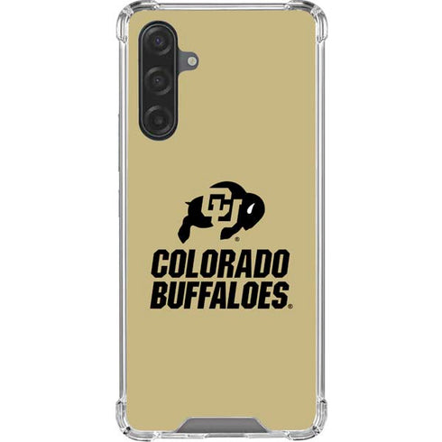 University of Colorado CU Collegiate Text Galaxy A17 Clear Case