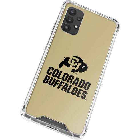University of Colorado CU Collegiate Text Galaxy A32 5G Clear Case