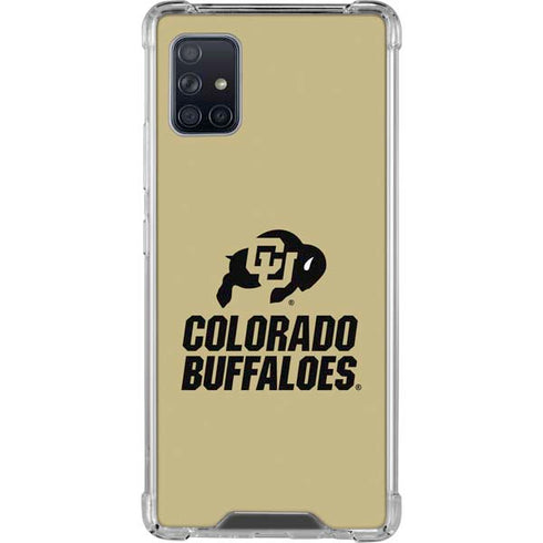 University of Colorado CU Collegiate Text Galaxy A51 5G Clear Case