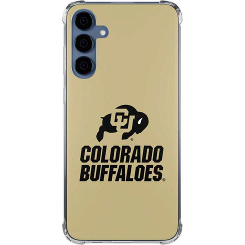 University of Colorado CU Collegiate Text Galaxy A55 5G Clear Case