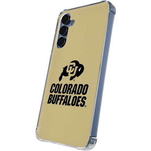 University of Colorado CU Collegiate Text Galaxy A55 5G Clear Case