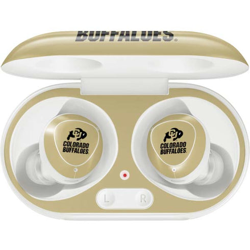 University of Colorado CU Collegiate Text Galaxy Buds Plus Skin