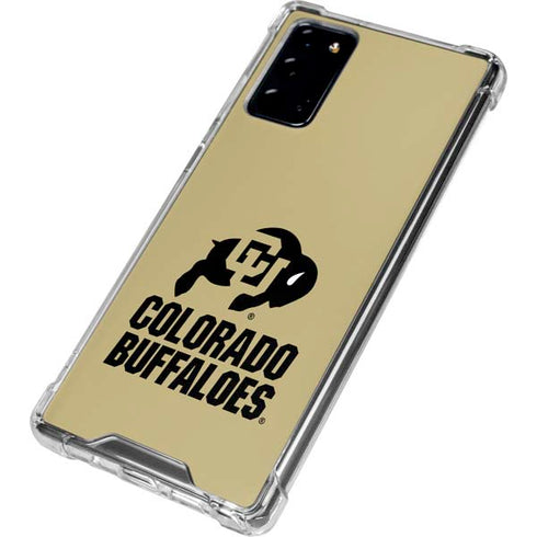University of Colorado CU Collegiate Text Galaxy Note20 5G Clear Case