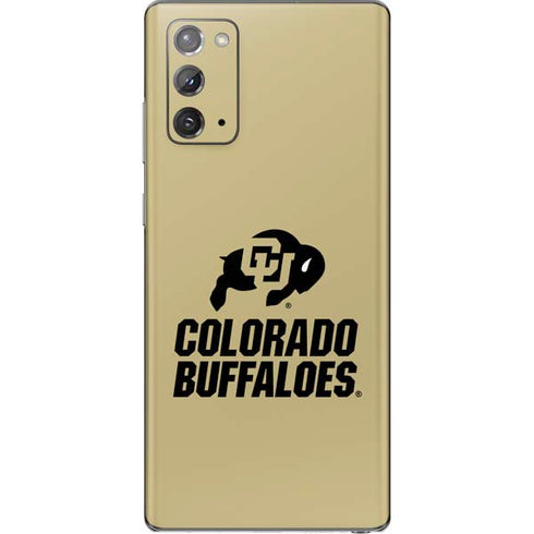 University of Colorado CU Collegiate Text Galaxy Note20 5G Skin