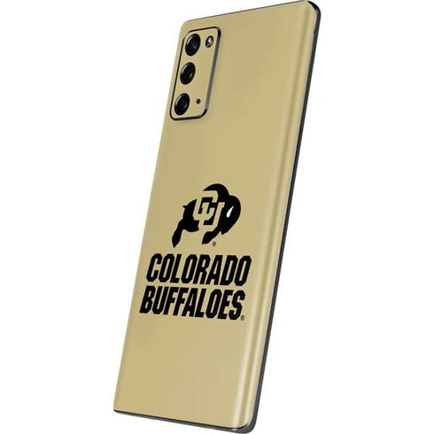 University of Colorado CU Collegiate Text Galaxy Note20 5G Skin