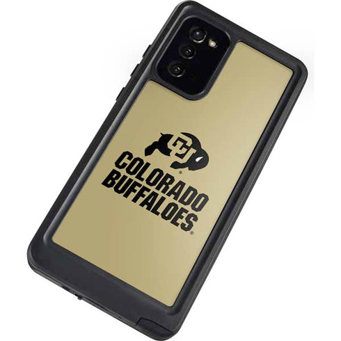 University of Colorado CU Collegiate Text Galaxy Note20 5G Waterproof Case