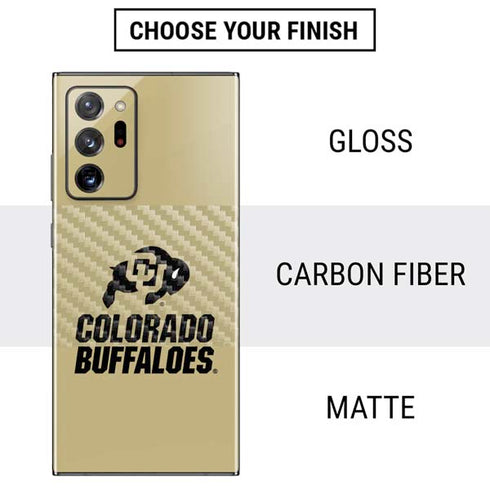 University of Colorado CU Collegiate Text Galaxy Note20 Ultra 5G Skin