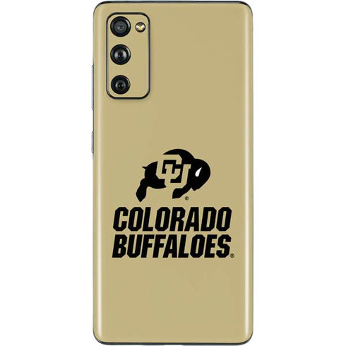 University of Colorado CU Collegiate Text Galaxy S20 Fan Edition Skin