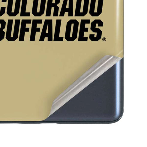 University of Colorado CU Collegiate Text Galaxy S20 Fan Edition Skin