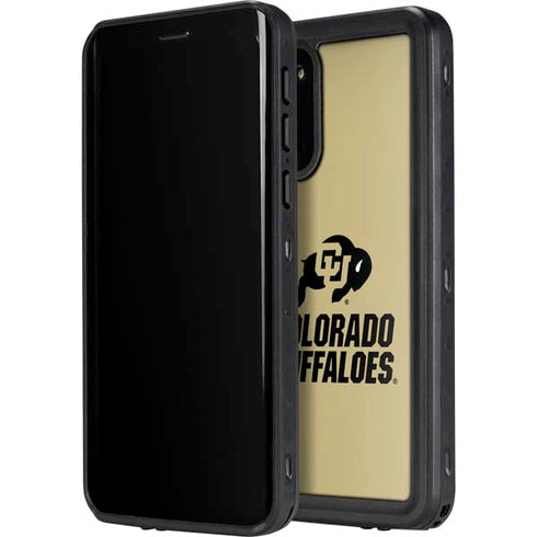 University of Colorado CU Collegiate Text Galaxy S20 Plus Waterproof Case