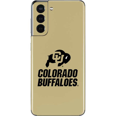University of Colorado CU Collegiate Text Galaxy S21 5G Skin