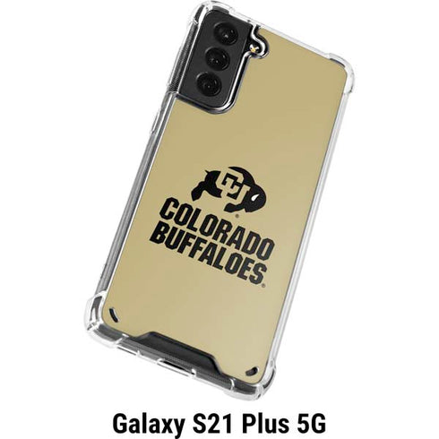 University of Colorado CU Collegiate Text Galaxy S21 Plus 5G Clear Case